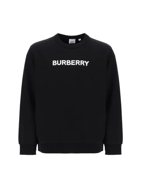 Bluza Burberry z nadrukiem z dekoltem w kształcie litery U czarna