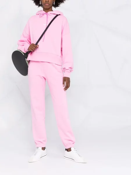 Raštuotos kelnės Msgm rožinė