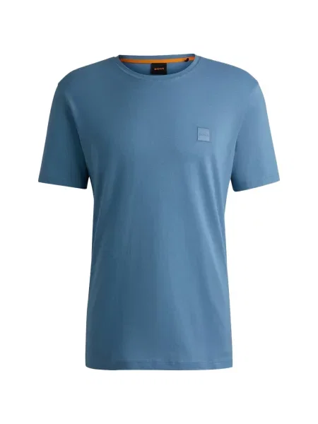 Tricou Boss cu autograf albastru