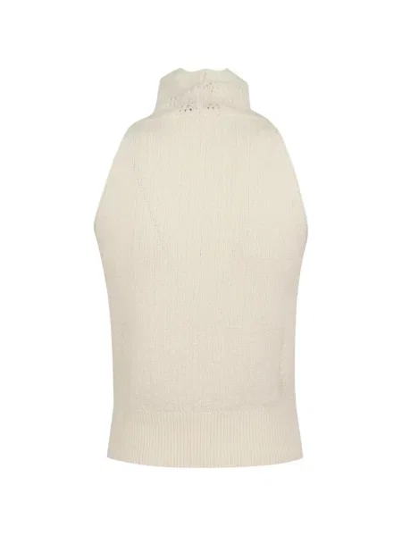 Top Ermanno Scervino tricotate alb