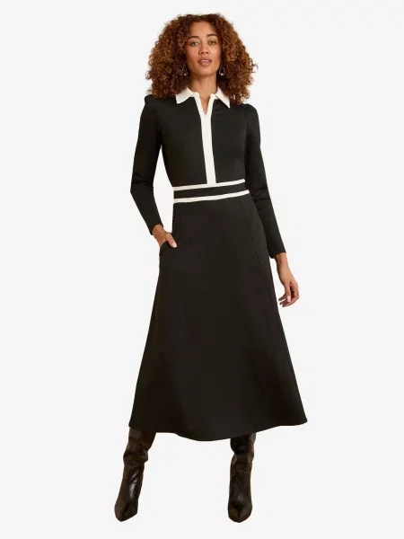 Love & roses Rochie negru alb