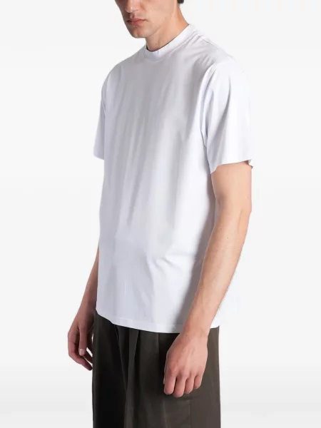 Scurt tricou Salvatore Santoro alb