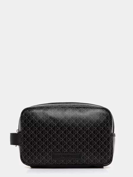 Pungă cosmetică Calvin Klein negru