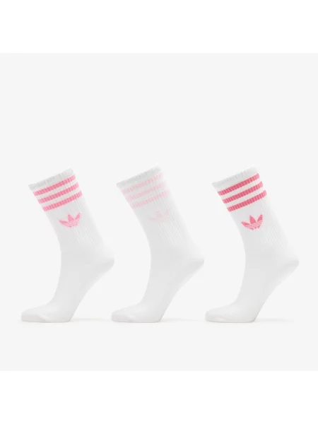 Pruhované ponožky Adidas Originals bílé
