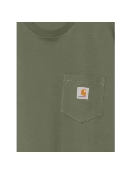 Carhartt Wip Koszulki Mężczyzna L S/S Pocket T-Shirt zielony