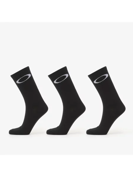 Ponožky Oakley Ellipse Crew Sock Blackout L