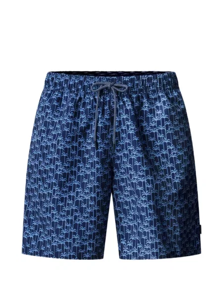 Slip de baie Hackett London cu imagine albastru