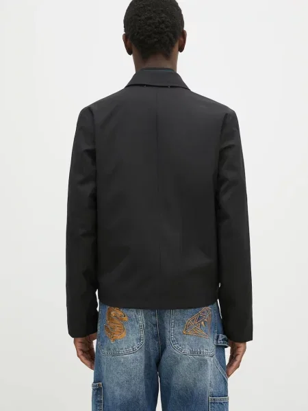Vlněná bunda Paul Smith přechodná černá
