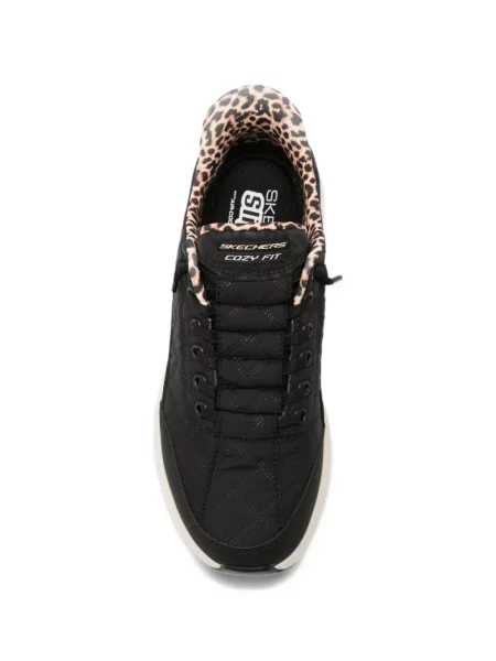 Ватиран маратонки Skechers черно