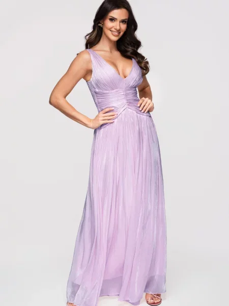 Rochie de seară Edoti violet