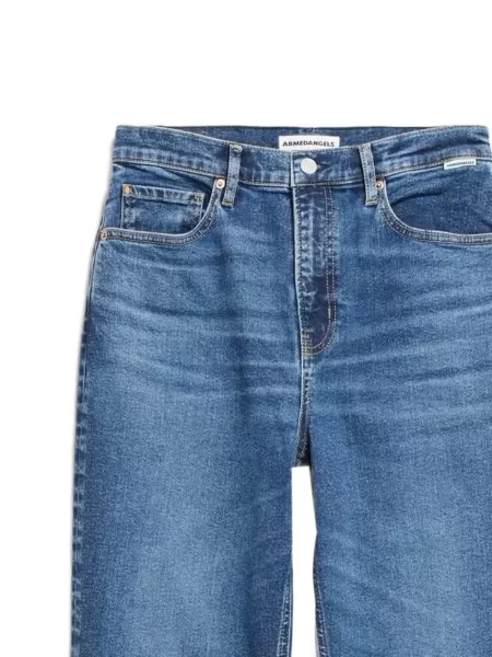 Tapered karcsúsított farmernadrág Armedangels kék
