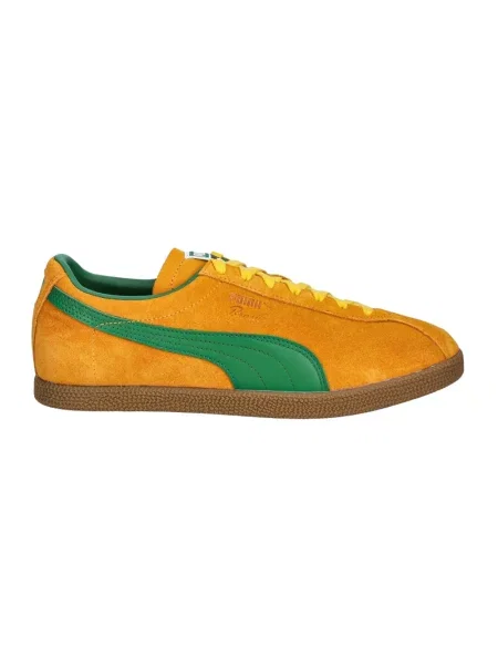 Sneakersy Puma zamszowe pomarańczowe