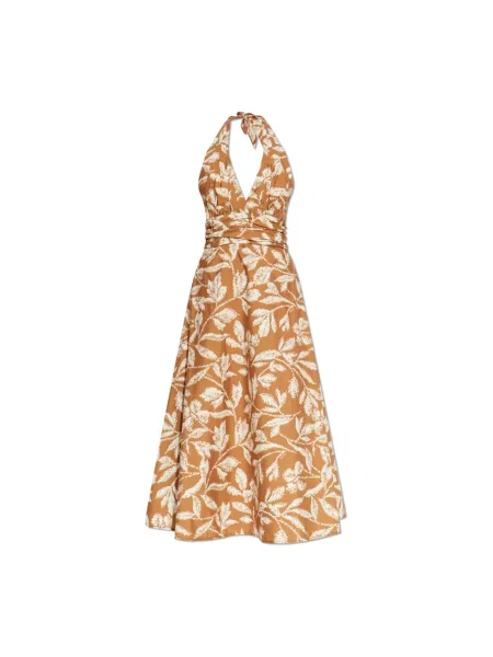 Sukienka Max Mara brązowa