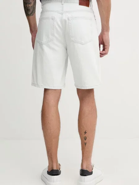 Calvin Klein Jeans szorty jeansowe niebieskie