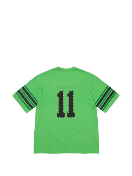 Fotbal tricou Supreme cu tepi verde