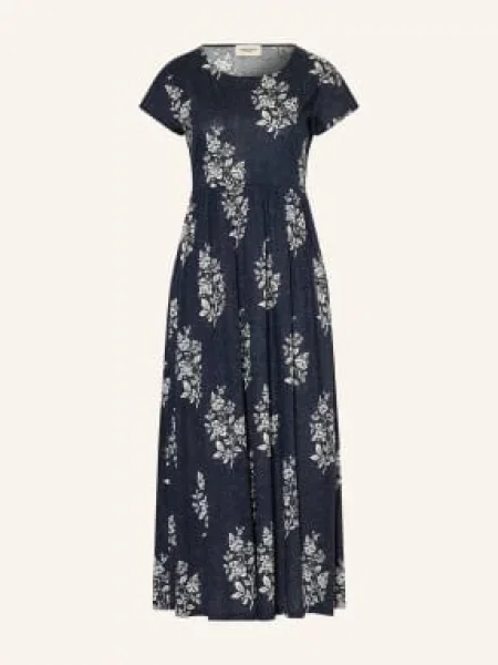 Weekend Max Mara Sukienka Dżersejowa Gufo W Stylu Jeansowym blau biała