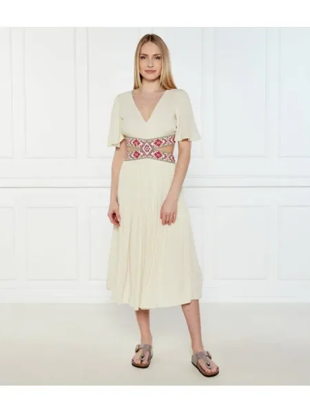 Desigual Rochie VEST_ELEMENT bej