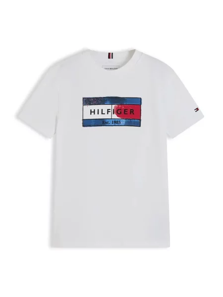 Tommy Hilfiger tričko detské biela