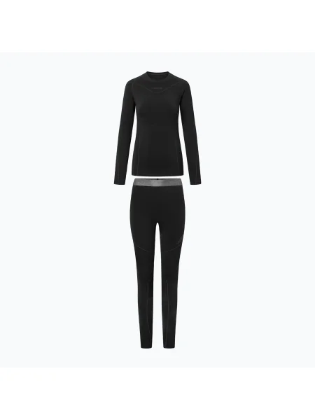 Set de lenjerie termică pentru femei Viking Gaja black negru