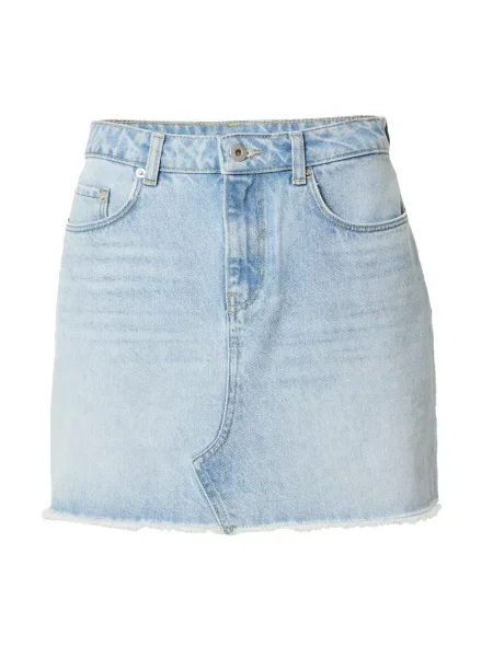 A LOT LESS Fustă Svea denim albastru