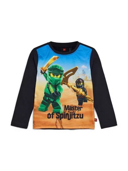Lego tričko s dlouhým rukávem černé