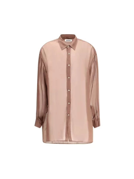 Jedwabna koszula Darkpark różowa