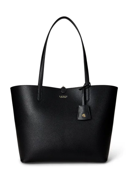 Geantă shopper Lauren Ralph Lauren negru