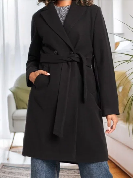 Пальто Sinsay черное