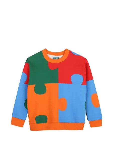 Bluza dziecięca Kenzo pomarańczowa