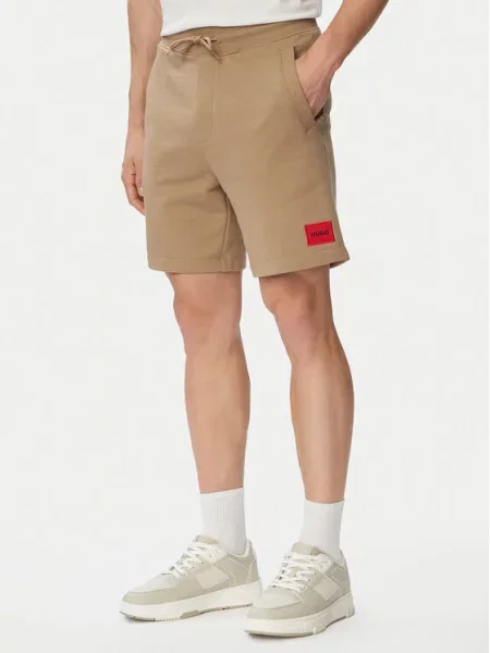 HUGO Pantaloni scurți sport negru