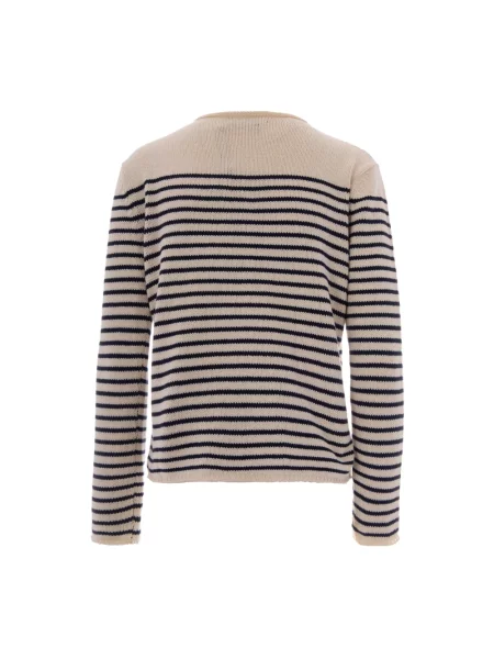Dzianinowy sweter Max Mara beżowy