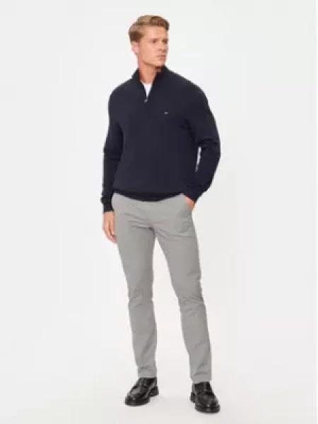 TOMMY HILFIGER Svetr ESSENTIAL tmavě modrá
