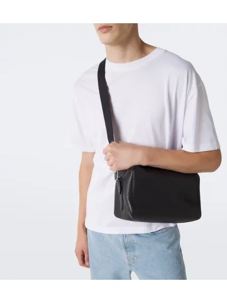 Crossbody taška The Row čierna