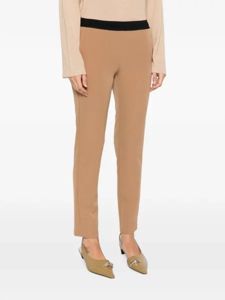 Pantaloni Ermanno Firenze cu autograf maro