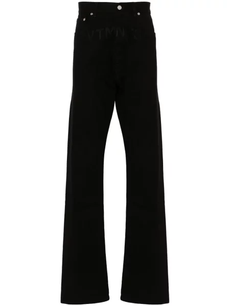 Traperice ravnih nogavica Vtmnts s vezom crna