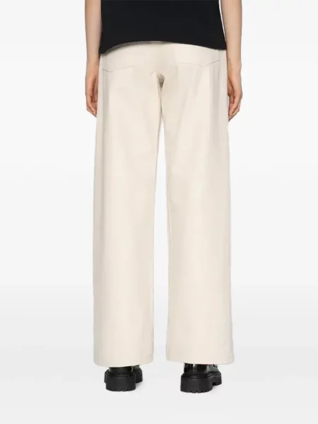 Blugi cu picior larg Naked And Famous cu model herringbone