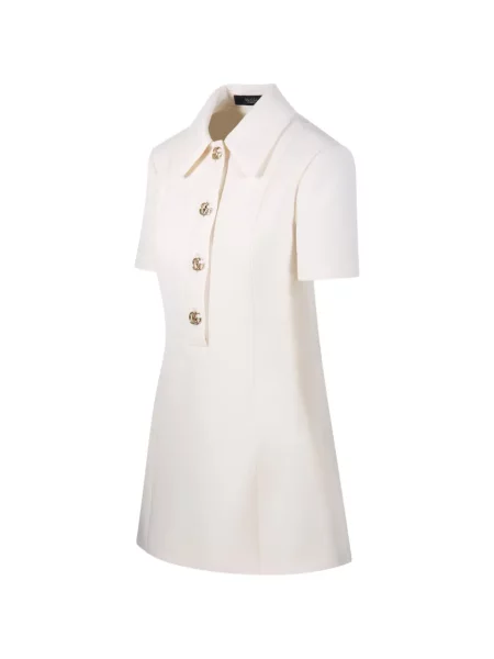 Scurt rochie mini Gucci alb