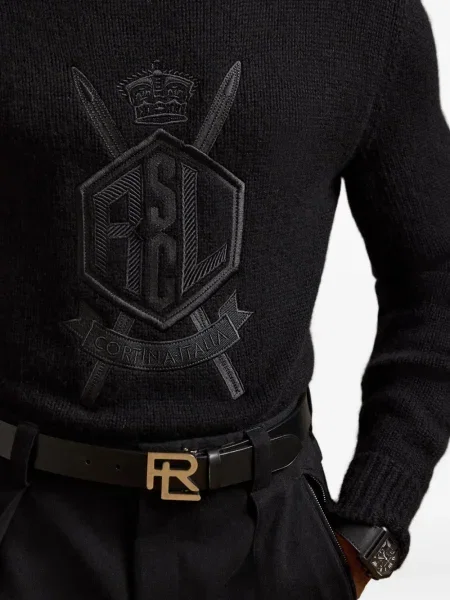 Ζιβάγκο Ralph Lauren Purple Label με κέντημα μαύρο