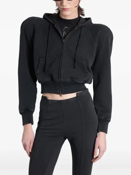 Hanorac cu glugă Vetements negru