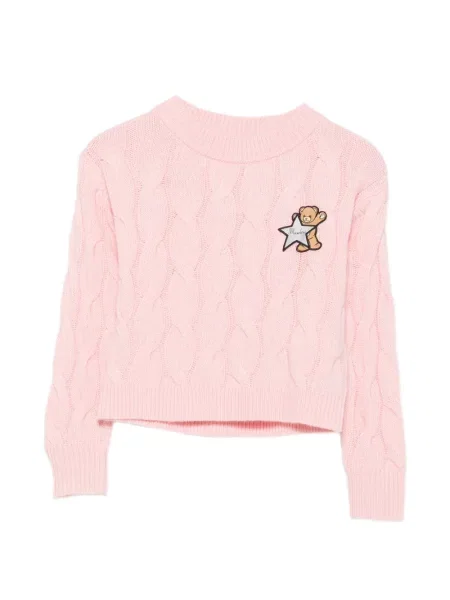 Sweter dziecięcy Moschino różowy