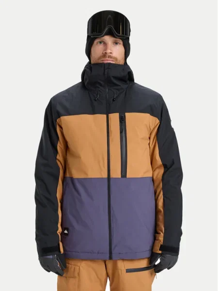 Quiksilver Snowboard kabát Sycamore Block Színes Modern Fit