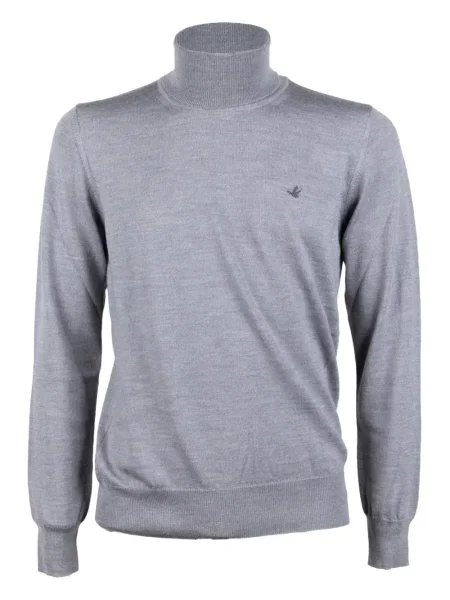 Pulover Brooksfield cu autograf gri