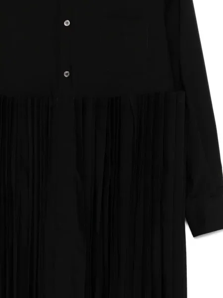 Cămașă Comme Des Garçons plisată negru