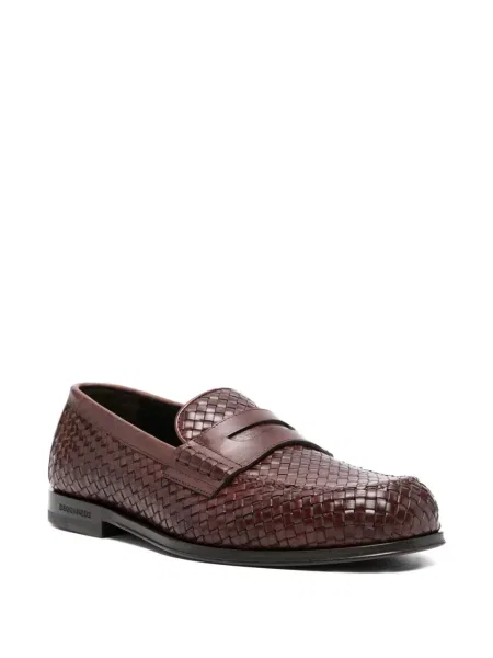 Pantofi loafer Dsquared2 clasici maro