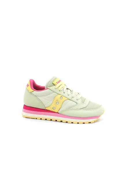 Sneakersy Saucony skórzane zielone