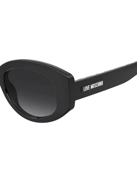Sunčane naočale Love Moschino s autogramom crna