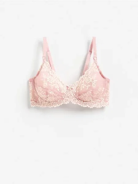 Reserved Sutien moale cu armătură roz-pastel roz