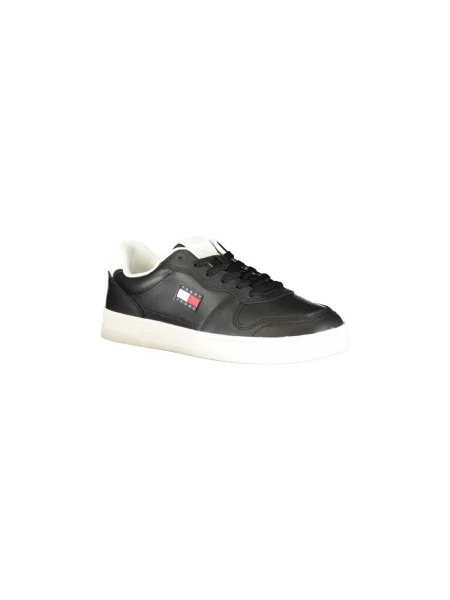 Teniși Tommy Jeans cu toc jos alb