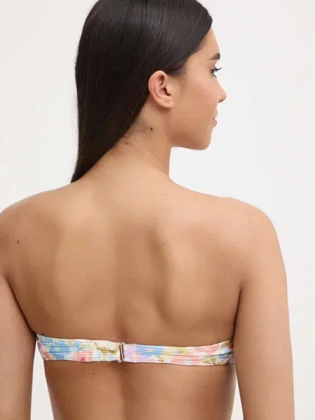 Olcsóbban. Fürdőruha felső Billabong Dream Chaser Tanlines Bandeau multicolor. Méret: XS szürke