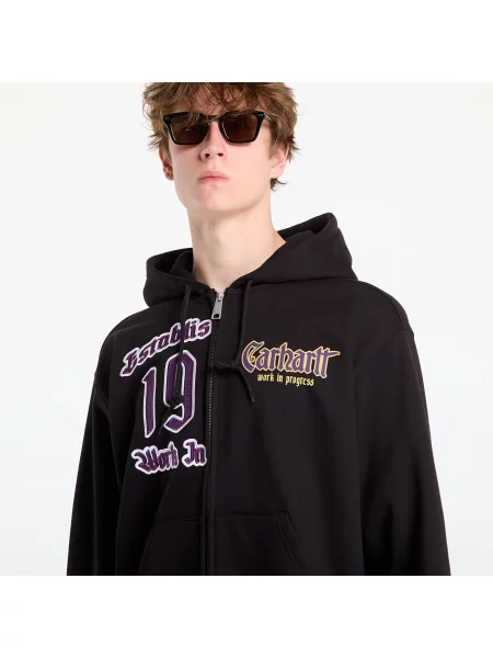 Яке Carhartt Wip с качулка черно